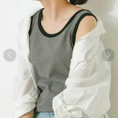 URBAN RESEARCH Sonny Label ジャガードタンクトップ
