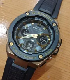 G-SHOCK GST-W100G-1AJF デジタル腕時計 ブラック/ゴールド