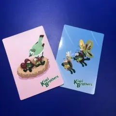 キウイブラザーズの冒険　ステッカー　No.11 & No.12　２枚セット