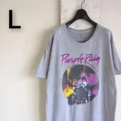 古着　パープルレイン　Tシャツ　グレー　PRINCE　プリンス　L