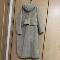 Myu モコモコ ロングコート ガウン