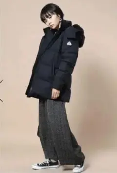 ピレネックス ダウン 黒 36 美品