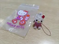 ハローキティ ビーズキーホルダー