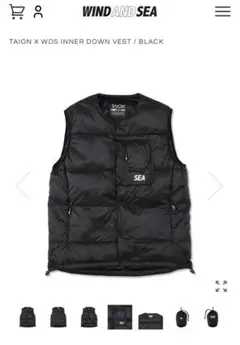 WINDANDSEA PUFFER VEST 【ブラック】 Lサイズ 2025年最新】WIND AND SEA メンズ ベストの人気アイテム - メルカリ