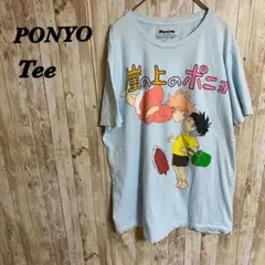 【D70】崖の上のポニョ2008スタジオジブリキャラクタープリントTee