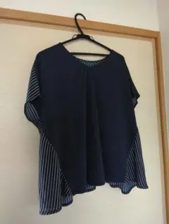 グローバルワーク　カットソー　ネイビー色　サイズM