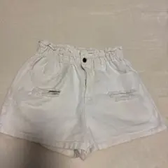 ホワイトショートパンツ FREEサイズ
