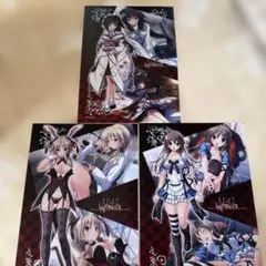 未使用　やや傷あり　ハピメア　クリアポスター　3枚セット