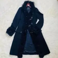 【グレースコンチネンタル】エレガントロング リアルファーコート Aライン美品