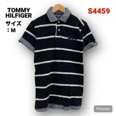 【即購入OK】TOMMY HILFIGER 半袖ポロシャツ サイズM ボーダー