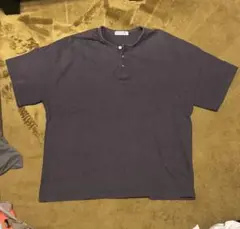 Blow Your Mind ダークグレー L ヘンリーネックTシャツ