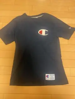 Champion tシャツ ネイビー チャンピオン　ピックロゴ　Tシャツ L