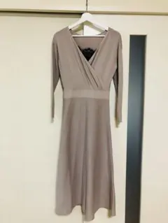 CELFORD カシュクールニットワンピース