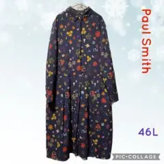Paul Smith ポールスミス 洗えるネオンフラワーワンピース 46L