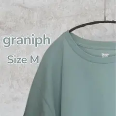 グラニフ×長場雄 ライトブルー Tシャツ 刺繍 Mサイズ