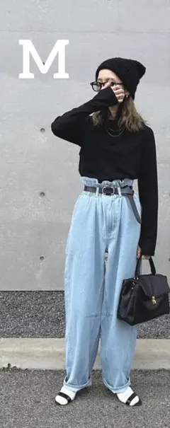 しまむら　aya カーブデニム　M