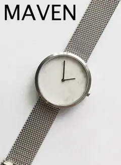MAVEN WATCHES 美品 レディース 腕時計 3気圧防水 ラウンド