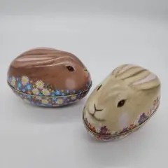 シンガポールタカシマヤ　うさぎ缶　2色ペア