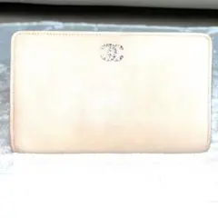 激安!早い者勝ち!超美品!CHANELベージュ 長財布 ココマーク