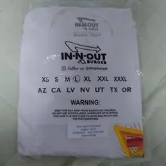 IN-N-OUT BURGER 70TH ANNIV Tシャツ L ホワイト