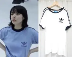 レア❗ adidas Originals ビッグロゴ リンガー Tシャツ