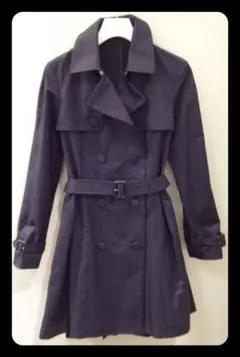 FRAY.I.D☆ネイビーフレアトレンチコート☆¥33,600