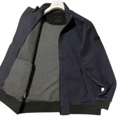極美品 ブラックレーベルクレストブリッジ ストレッチ ジップジャケット 腕ロゴ