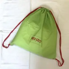 未使用 KENZO ナップサック エコバッグ ナイロン レア ネオンカラー