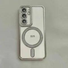 【新品未使用】GalaxyS25用☆ソフトケース シルバー