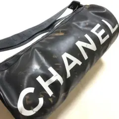 CHANELシャネル/スポーツライン/ショルダーバッグ/スポーツバッグ/黒