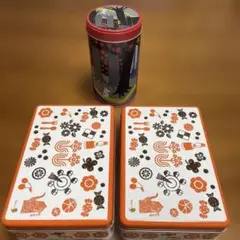 はじけるキャンディチョコレート　まるひろオリジナル缶2個　ムーミン缶　空き缶のみ