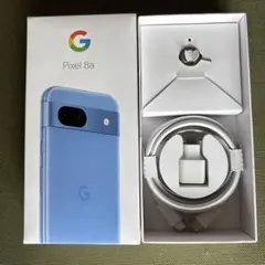 Google Pixel 8a 青　箱　ケーブル他付属品　本体なし
