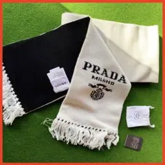 PRADA(プラダ)◆ウール ×カシミアマフラー