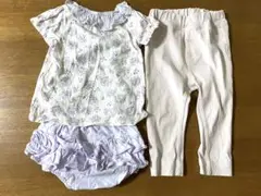 センスオブワンダー半袖カットソー＆ブルマ80cm、レギンスパンツ90cmセット