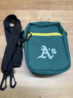 A's ショルダーバッグ グリーン