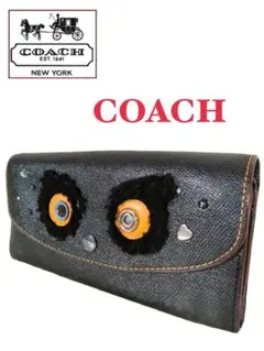 ⭐︎日本未発売⭐︎ コーチ長財布 COACH F22724 QBBK ブラック