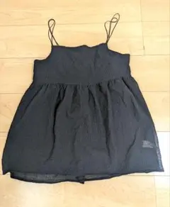 green label relaxing 黒 キャミソール Fサイズ