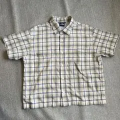 短丈 チェックシャツ ノースフェイス
