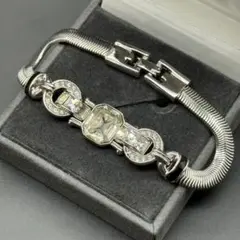 【至高の逸品】 GIVENCHY 刻印 シルバー ブレスレット カラーストーン