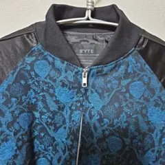 【未使用】S'YTE ヨウジヤマモト スカジャン ブラック✕ブルー花柄 Y'sとテーラー東洋によるスカジャンコレクション、先行予約を