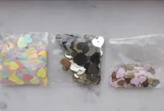 ハート型スパンコールセット