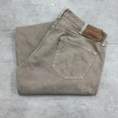 メキシコ製　リーバイス501　デニムパンツ　ベージュ　ストレート　古着　W40