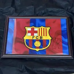 来日中！FCバルセロナ サッカーフランス代表 クンデ 直筆サインパネル 証拠あり