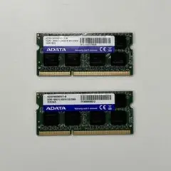 ADATA PC3-12800S 8GB×2枚 ノートパソコン用メモリ