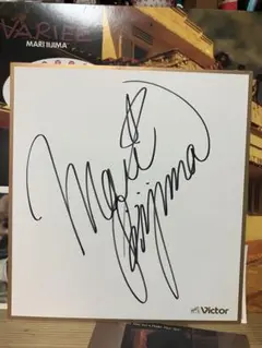 飯島真理 直筆サイン色紙 ブランシュ リン・ミンメイ 超時空要塞マクロス 飯島真理 直筆サイン色紙 ブランシュ リン・ミンメイ 超時空要塞