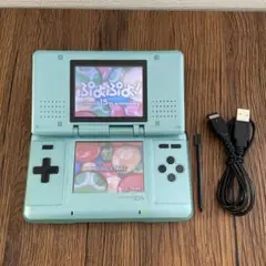 動作品 初代DS本体 ニンテンドーDS AGS002 ターコイズブルー