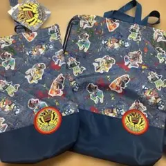 リアルピース　ネイビー　ナップサック　シューズバッグ　セット⑦