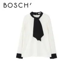 【新品未使用】BOSCH ボッシュ バイカラー ボウタイ ブラウス　シャツ