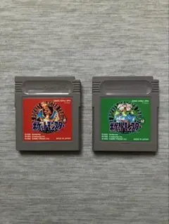 ゲームボーイソフト「ポケットモンスター赤・緑」セット
