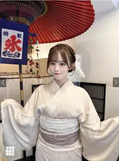 GRL サテン浴衣セット[gi1413]